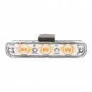 Set 8 stroboscoape cu 3 LED-uri, lumina galbena 12V Breckner Germany