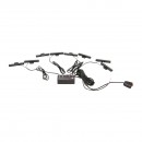 Set 8 stroboscoape cu 4 LED-uri, lumina galbena 12V Breckner Germany