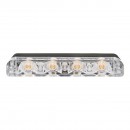Set 8 stroboscoape cu 4 LED-uri, lumina galbena 12V Breckner Germany