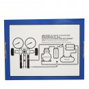 Set baterie manometru cu 2 cai pentru agent frigorific, AC R22 Breckner Germany