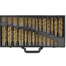 Set burghie titanate pentru metal in trusa 1-13mm,300 buc