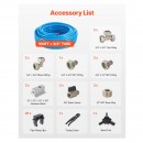 Set conducte cu fitinguri pentru compresoare aer, 30.48 m, Trei straturi HDPE/Aluminiu/HDPE
