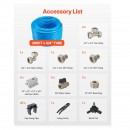Set conducte cu fitinguri pentru compresoare aer, 60.96 m, Trei straturi HDPE/Aluminiu/HDPE