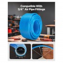 Set conducte cu fitinguri pentru compresoare aer, 91.4 m, Trei straturi HDPE/Aluminiu/HDPE