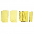 Set crotalii 50buc. neinscriptionate galbene 60x77mm pentru vaci Breckner Germany