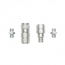 Set cupla rapida 3/8 tol (supapa trecere mama+tata/mos+baba) adaptor drept