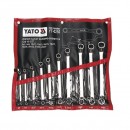 Set de chei inelare Yato YT-0250, 10 piese, 6-27 mm, cotite