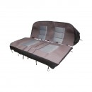 Set huse scaune universale gri negru
