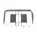 Set huse scaune universale gri negru