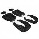 Set huse scaune universale gri negru