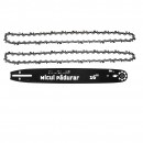Set lama+2 lanturi Micul Padurar, 14, pas 3/8, grosime 1.3mm, 50pinteni, 25dinti