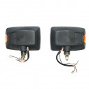 Set lampi fata cu semnalizare st/dr pentru JCB cod OEM 700/50055, 700/50056, 700/50119, 700/38400