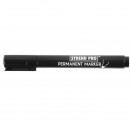 Set marker permanent Strend Pro Permanent, 12 buc, grosime 4.5mm, negru