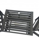 Set masa si 2 scaune pentru gradina Vivatechnix VMD-1046, metalice, 152x50x83cm