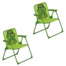 Set mobilier de gradina pentru copii Strend Pro Frog, umbrela 105 cm, masa 50 cm, 2 scaune
