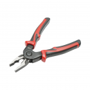 Set multifunctional 5 in 1 cu foarfeca, cleste patent, taiere, sertizare, dezizolare cabluri