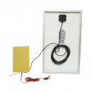 Set panou solar 50W fotovoltaic monocristalin 670x400x25mm cu regulator 10A 12/24V, 2xUSB, cablu baterie 2m Breckner Germany