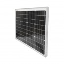 Set panou solar 50W fotovoltaic monocristalin 670x540x30mm 12-24V priza bricheta cu 4 becuri 9W Breckner Germany
