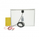 Set panou solar 75W fotovoltaic monocristalin 760x550x25mm 12-24V 4 becuri LED 9W Breckner Germany