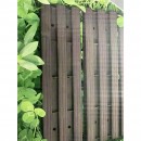 Set pasarela pentru gradina Strend Pro RIP708, 30x8.5 cm, 16 buc, maro