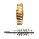 Set pinion bronz cu ax melcat pentru troliu Tractor Forestier