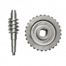 Set pinion cu ax melcat pentru troliu Tractor Forestier