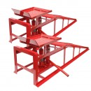 Set rampe auto metalice hidraulice 1360x350x350mm, sarcina maxima 2T
