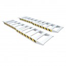 Set rampe pliabile aluminiu 1 tona pentru incarcare/descarcare 250x60x10.5cm