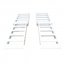 Set rampe pliabile aluminiu 1 tona pentru incarcare/descarcare 250x60x10.5cm