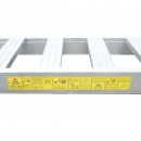 Set rampe pliabile aluminiu 1 tona pentru incarcare/descarcare 250x60x10.5cm