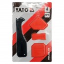 Set spatule pentru silicon, 4 buc, TPR, Yato YT-5262