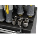 Set surubelnite magnetice cu stativ, 100 bc, Cr-V