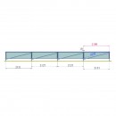 Sistem complet montare pe beton pentru 4 panouri solare fotovoltaice cu unghi 30 grade Breckner Germany