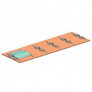 Sistem complet montare, structura EST-VEST fixare placi balast 10 panouri solare fotovoltaice cu unghi 10 grade Breckner Germany