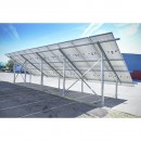 Sistem complet montare, structura panouri solare fotovoltaice la sol-ciment 10KW Breckner Germany