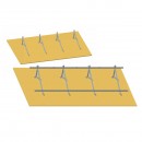 Sistem complet montare, structura pe beton pentru 4 panouri solare fotovoltaice cu unghi 20 grade Breckner Germany