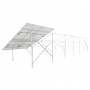 Sistem complet montare, structura pe sol pentru 22 panouri solare fotovoltaice 13KW unghi 25 grade Breckner Germany