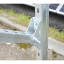 Sistem complet montare, structura pe sol pentru 22 panouri solare fotovoltaice 13KW unghi 25 grade Breckner Germany