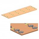 Sistem complet montare, structura terasa sud pentru 10 panouri solare fotovoltaice unghi 10 grade Breckner Germany