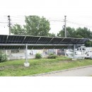 Sistem complet montare, structura tracker solar automat 14,75 KW, 1 rand Breckner Germany