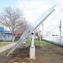 Sistem complet montare, structura tracker solar automat 9 KW, est-vest 16 panouri de 570W Breckner Germany