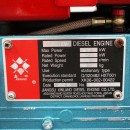 Sistem irigatii 15 aspersoare, motor diesel 16.2KW, pornire electrica
