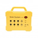 Sistem panou solar policristalin 18V/20W cu radio FM /MP3 si 2 becuri 12V/3W Breckner Germany