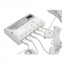 Sistem pentru iluminat cu 4 becuri LED, panou solar 9V/12W si 1xUSB incarcare telefon Breckner Germany