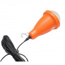 Sistem pentru iluminat cu becuri 4x16 LED-uri, panou solar 5V/10W si telecomanda Breckner Germany
