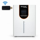 Sistem solar fotovoltaic All-in-One cu invertor hibrid 12kW, 48V OFF GRID monofazic, baterie integrata 15kWh LiFePO4 51.2V 300Ah, modul Wi-Fi inclus Breckner Germany