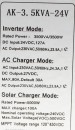 Sistem solar fotovoltaic cu invertor 3.5KW 220V ON-Grid Hibrid 100A MPPT Breckner Germay