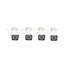 Sistem supraveghere 4 camere 3MP FHD, WIFI P2P, rotativa 360 PTZ cu senzor de miscare, alarma, night vision si aplicatie XMeye