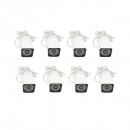 Sistem supraveghere 8 camere 3MP FHD, WIFI P2P, rotativa 360 PTZ cu senzor de miscare, alarma, night vision si aplicatie XMeye