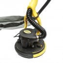 Slefuitor pereti si tavane cu aspirator si sac 880W, 220V, 5 trepte viteza 1000-2100 r/min, brat telescopic 125-180cm, cap iluminat 72 LED-uri, 6 discuri 225mm Crownman